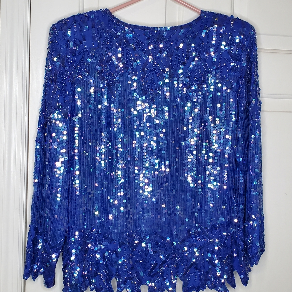 Stenay Sequin Top and Skirt Size Medium - Picture 2 of 6